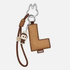 Authentic Popmart Pin For Love Labubu Letter L